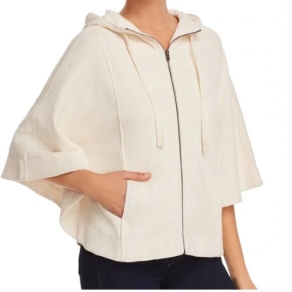 Scotch & Soda Cape Zip Up Hoodie in Ivory sz S/M - Picture 1 of 7